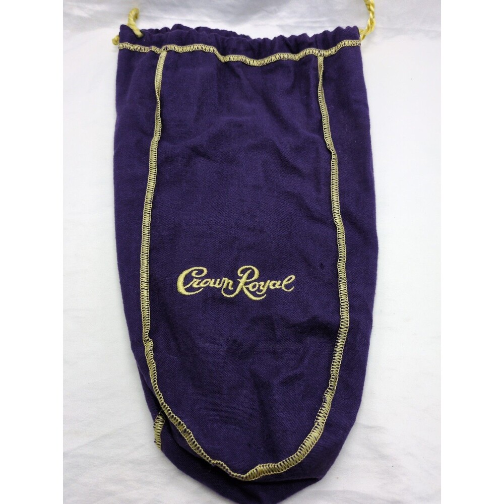 Large Purple Crown Royal Dice Bag 12" X 7"